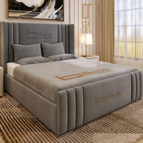 Selvedge Bed with Headboard and Footboard
