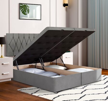 Aspire Ottoman Bed Set with Storage