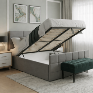 Durham Ottoman Bed Set with Upholster Headboard