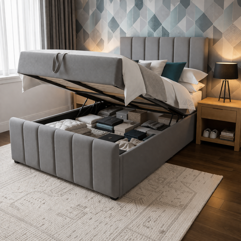 Clarence Ottoman Bed Vertical Panel Strips - Image 2