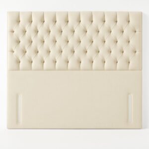 Elton Refined Upholstered Headboard with Classic Diamond Tufting