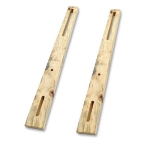Solid Wood Headboard Struts (Pair) | Adjustable Replacement Legs