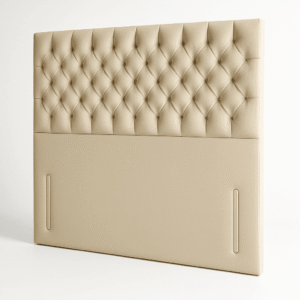 Elton Refined Upholstered Headboard with Classic Diamond Tufting - Image 2