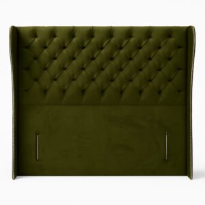 Premium Robin Wing Headboard - Button Tufted Design with Wing Back Style