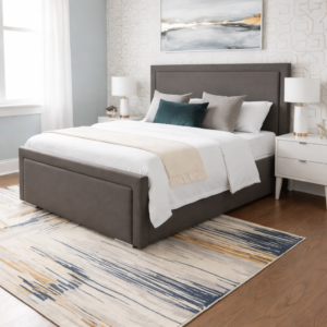 Charlie Ottoman Storage Bed with Bordered Headboard