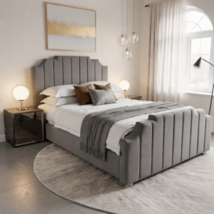 Empress Ottoman Bed Frame Curved Edge Design