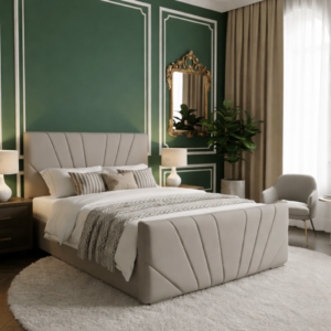 Galaxy Divan Bed with Geometric Panel Design - Image 3