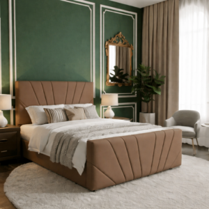 Galaxy Divan Bed with Geometric Panel Design - Image 2