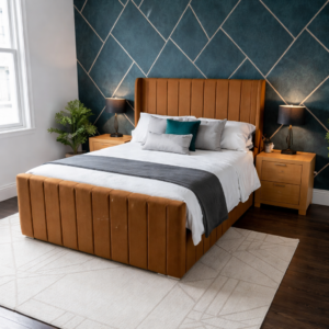 Clarence Wing Ottoman Storage Bed with Winged Headboard - Image 3