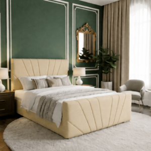 Galaxy Divan Bed with Geometric Panel Design